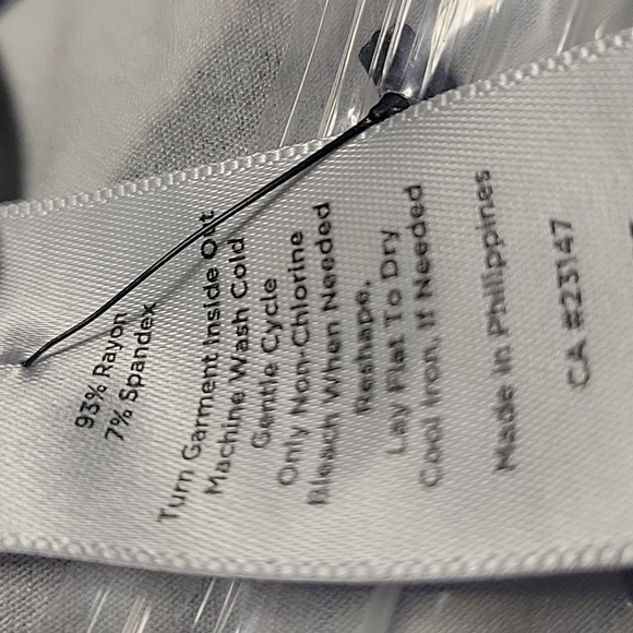 Talbots Dress Size XL Animal Print Zebra Stripe Black White - Picture 5 of 5